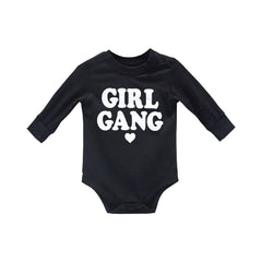 GIRL GANG BABY LONG SLEEVE ONESIE